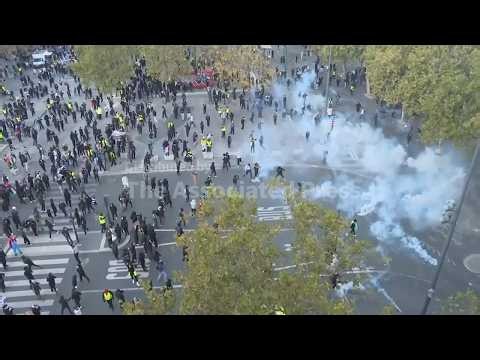 Protesters and students rally against rising living costs and education issues