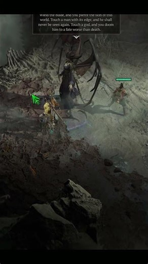 Diablo 4 Lord of Hatred Lilith explains what the blade can do to Mephisto #diablo4 #gaming #diablo