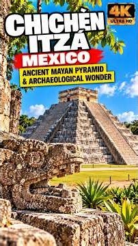 Chichén Itzá Mexico 4K | Ancient Mayan Pyramid & Archaeological Wonder