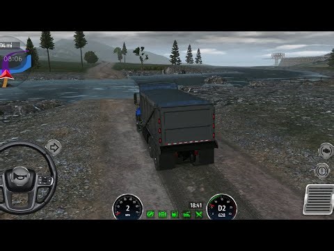 Driving "demolisher901HD" And upgrading it's break, tyres and turbo in "truck simulator USA evo'