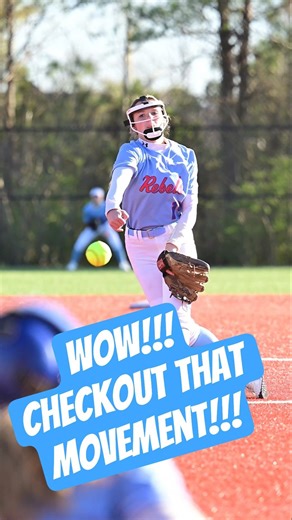 🥎 UNHITTABLE! Vestavia Pitcher Drops a NASTY Strike #shorts