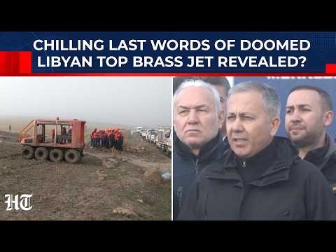 Sabotage In Turkey Or...? Black Box Found After Libyan Chief Of Staff Dies, Cockpit Tape Recovered