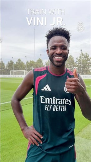😉 TRAIN WITH VINI JR. #RealMadrid #ViniJr