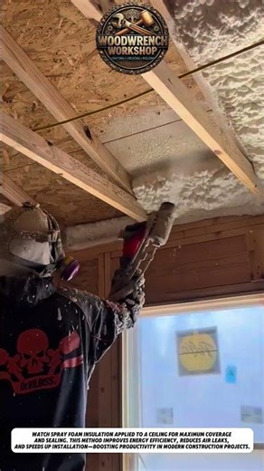 Spray Foam Insulation in Action | Fast & Efficient Home Insulation Technique