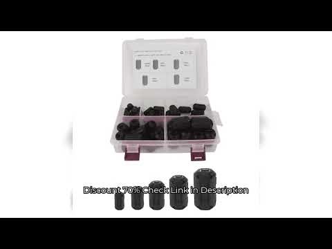 50/22pcs Clip-on Ferrite Ring Core Bead Choke RFI EMI Filter Noise Suppressor Cable Clip for USB Aud