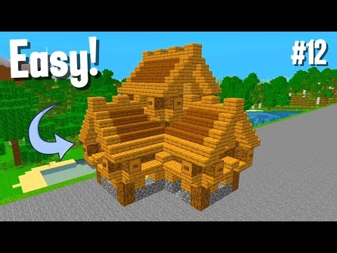 Easy Minecraft Survival House Tutorial 🏡 (Starter Base for Beginners!)