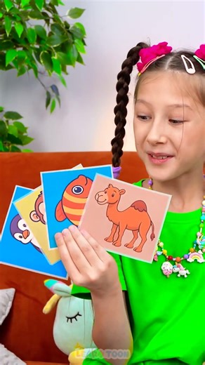Jungle, Desert or Ice? ❄️🌵 A Colorful Sorting Game About Animal Habitats! #diy #shorts