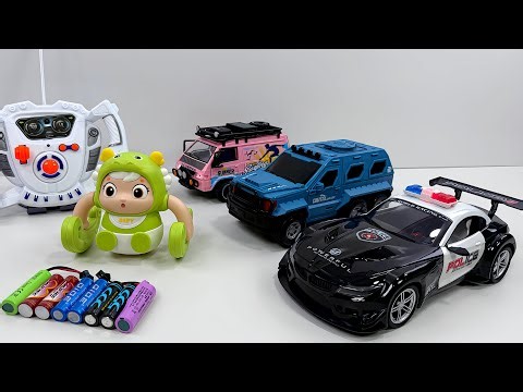 Unboxing RC new energy taxi,RC Cool police car,Ev Military missile launcher, Ev Rolling Cute Kid