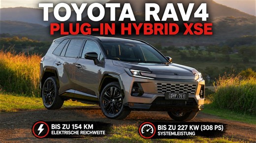 2026 Toyota RAV4 Plug-in Hybrid XSE: Der stärkste RAV4 mit 227 kW!
