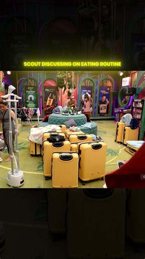 Scout discussing on eating routine🤔 | #scoutop #biggboss #scoutarmy #bb20 #shorts #gaming