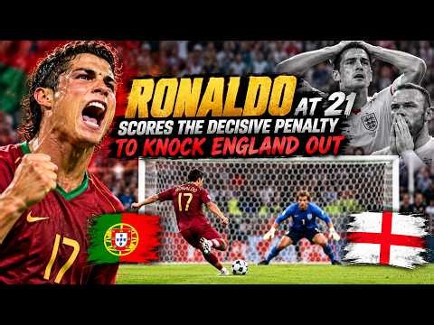 🔴 RONALDO AT 21 | THE PENALTY THAT SENT ENGLAND HOME FROM WORLD CUP 2006!