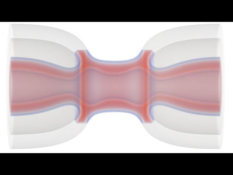 Fission of Double-Membrane Tubes under Tension (long)