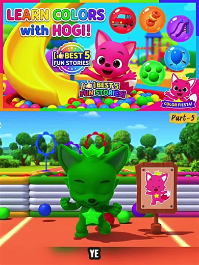 Learn Colors with Pinkfong and Hogi - Baby Shark Pinkfong (Part 5)