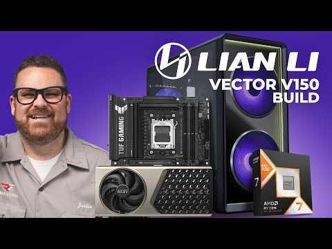Building a Gaming PC in the Lian Li Vector V150INF (9800x3D / 5070Ti)