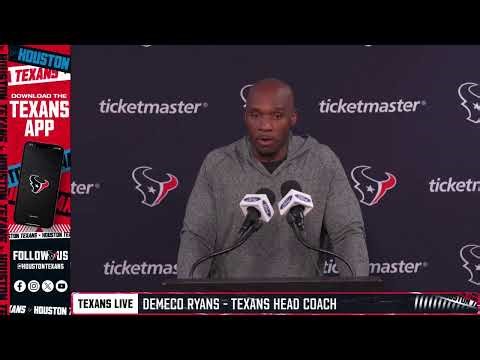 LIVE: The Houston Texans address the media