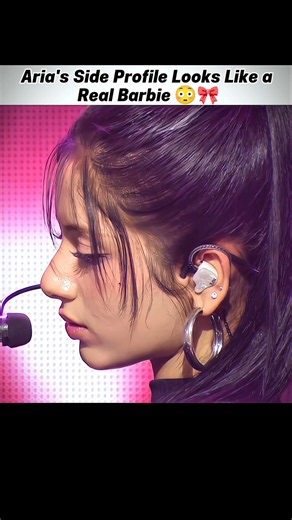 This is why Aria side profile went viral 👀✨ #xin #aria #kpop #fyp
