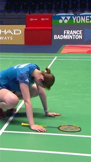 Brilliant reactions at the net #badminton #BWF