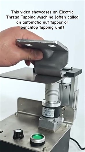 Precision Automatic Thread Tapping: High-Speed Metalworking #Metalworking #Engineering #Thread