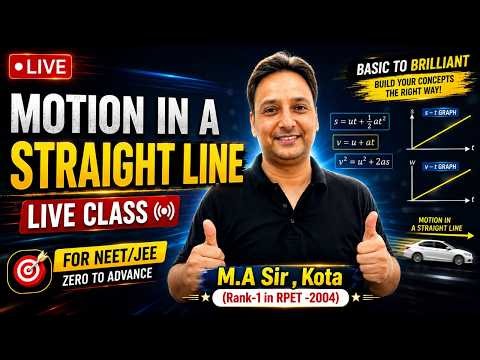 Motion in a straight line -8 | NEET-2027 #neet #physics #neet2027#basicphysics