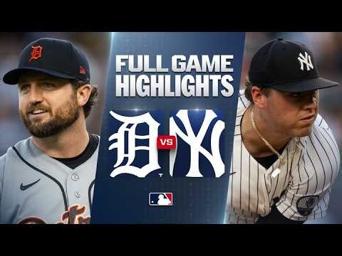 TIGERS vs. YANKEES: Official Full Game Highlights (June 29) | 2026 MLB Season