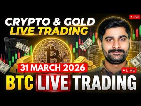 Btc Live Trading & Gold Live Trading | crypto live trading & xauusd Live Trading 31 march 2026 #Gold