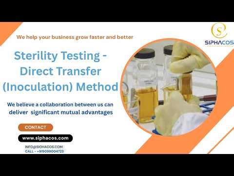#350 SIPHACOS Sterility Testing Direct Transfer Inoculation Method