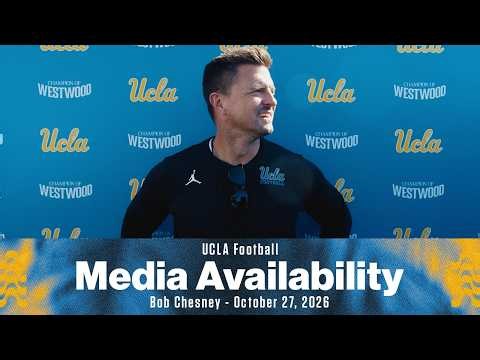 UCLA Football Media Availability - Coach Chesney (Oct. 27, 2026)