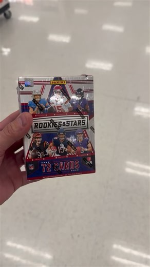 Cary on Instagram: "Let’s open up 2024 Rookie and Stars Football Card Blaster Box! #sportscards #packopening"