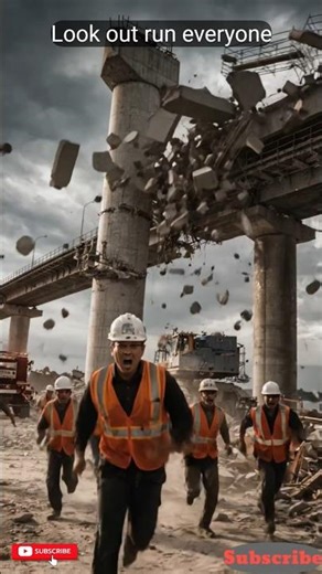 🚨 Massive Bridge Collapse Disaster Simulation | Realistic Construction Failure in 4K