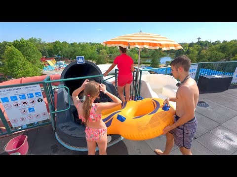 Black Hole Water Slide at HungaroSPA 🇭🇺
