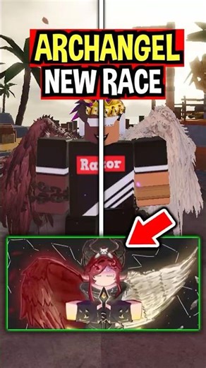 NEW ARCHANGEL RACE in The Forge Roblox