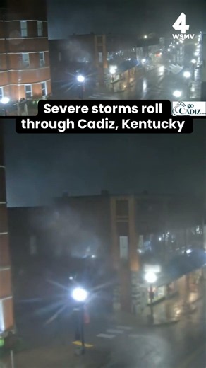 Strong storms sweep through Kentucky town