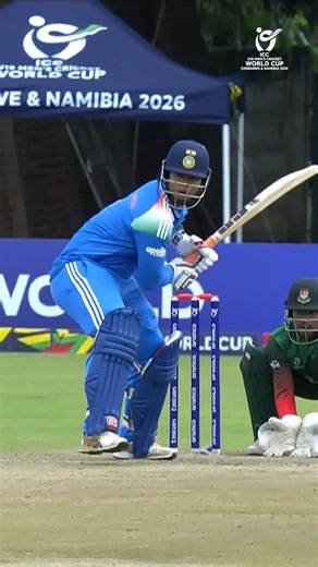 Vaibhav Sooryavanshi stood tall with a breezy fifty when India needed it most 👏 Don't miss the highlights of his knock against Bangladesh in #U19WorldCup 🎦 | ICC - International Cricket Council