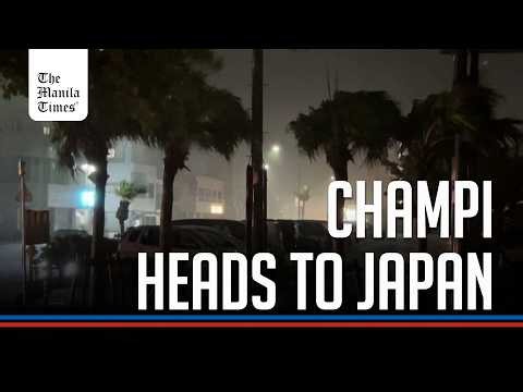 Strong winds, heavy rain in Japan's Ishigaki as super typhoon Champi nears