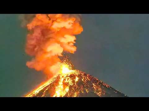 Shockwave Strikes Camera from Fuego Volcanic Eruption (May 3, 2026)