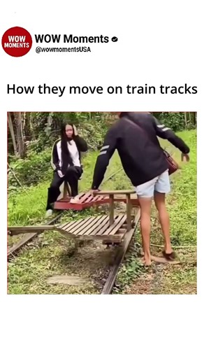 How they move on train tracks
