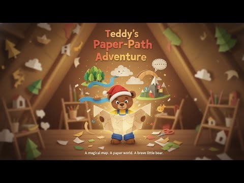 Teddy’s Paper-Path Adventure