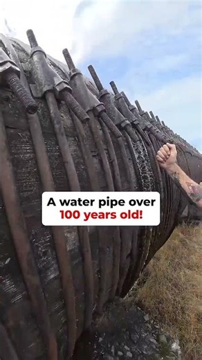 This 100 Year Old WOODEN Water Pipe Still Works 😳