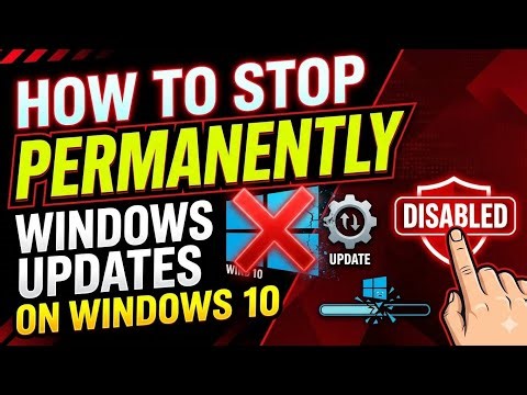 How to stop windows updates permanently on windows 10 & 11 (@romanitdesk)