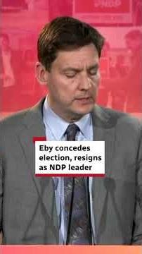 Eby concedes election, resigns as B.C. NDP leader