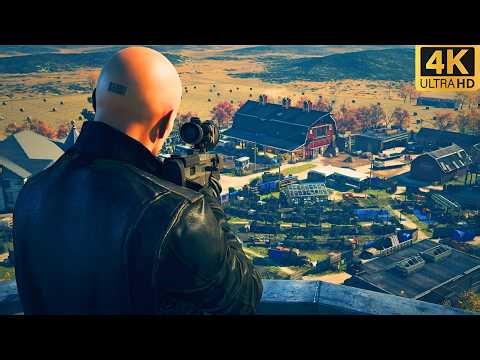 HITMAN 3 - Eliminate a Resident evil Scientist | The Vector Sniper Mission