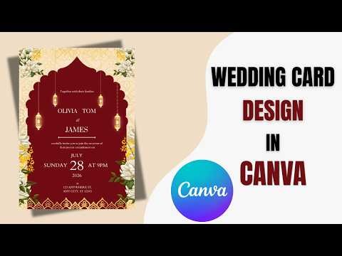Stop Buying Invites! Make Your Own Professional Wedding Card in Canva