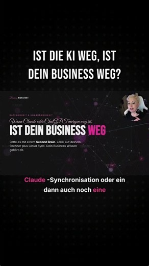 Ist die KI weg, ist dein Business weg?