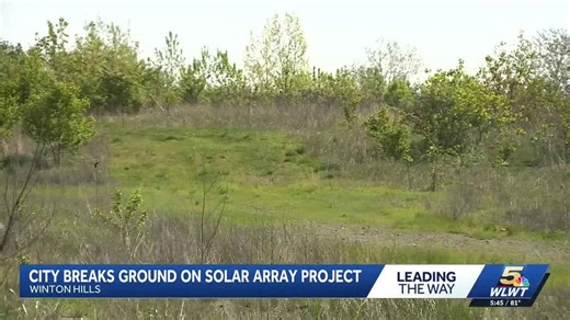 Cincinnati leaders break ground on green energy project in Winton Hills