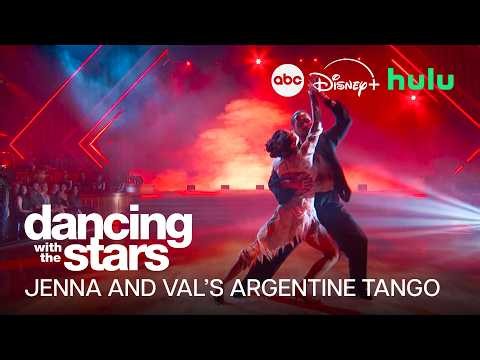 Jenna Dewan and Val Chmerkovskiy’s Horror Movie Night Argentine Tango | Dancing with the Stars