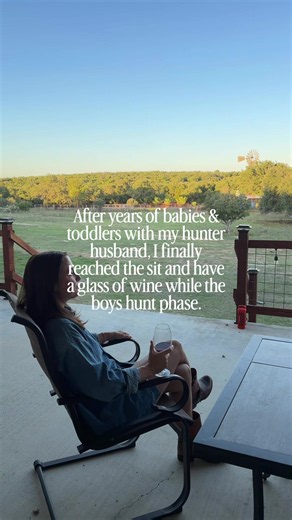 Eleven years of waiting for this moment! 😂🤪But also for the record — David missed a lot of years of primo hunting (including a record year the year Emma was born) because he’s the best dad and husband and will always prioritize his family without a word from me. We’re the luckiest to have our hunter and now my mini hunters are the luckiest to have him!! 🤎🤎 #hunting #hunterswife #happyhour #momofthree #ranchlife