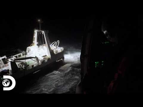 Coast Guard helicopter to the rescue | Deadly Catch | Discovery Latin America