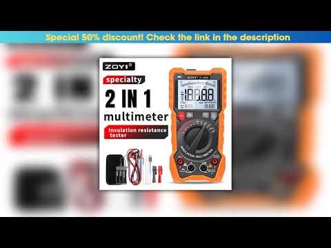 Exclusive ZOYI Insulation Resistance Meter ZT-1000R High-Precision Digital Megohmmeter 1000V Electr