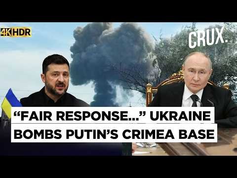 Ukraine ‘Burns' Putin's Jets in Crimea? Kyiv Forces 'Hit' Russian Oil Hub 1300 Km From Frontline |4K