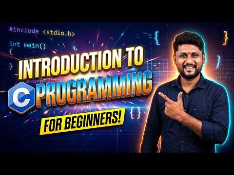 INTRODUCTION TO C!! YOUR FIRST PROGRAM IN C LANGUAGE!